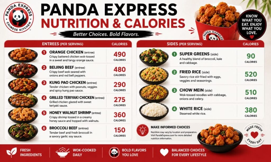 Panda Express Nutrition & Calories