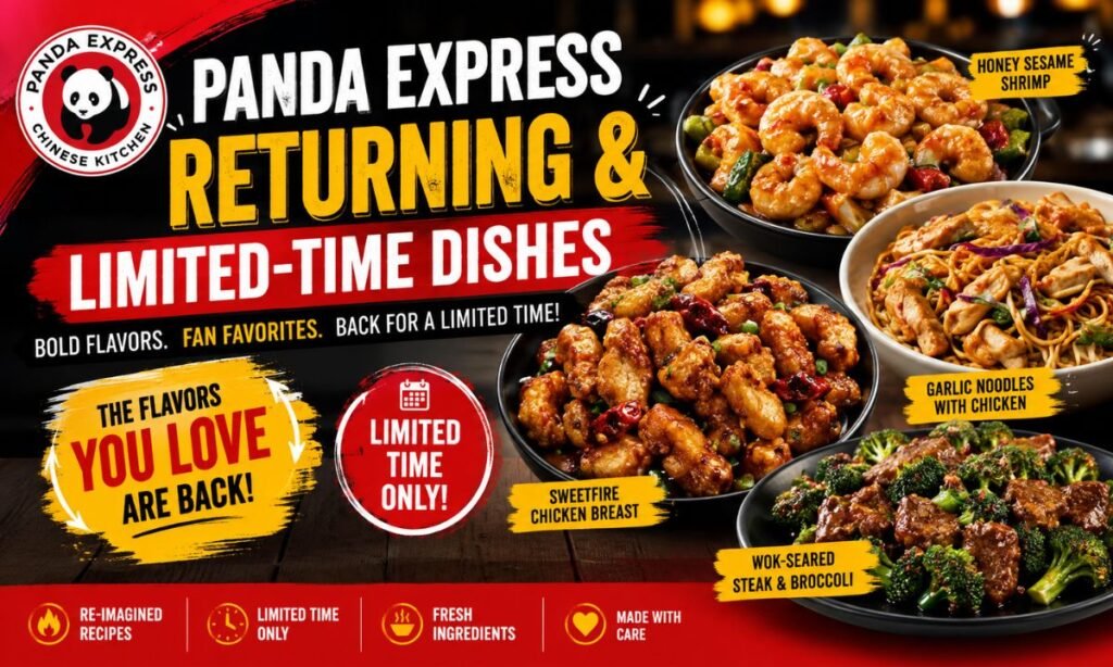 Panda Express Returning & Limited-Time Dishes
